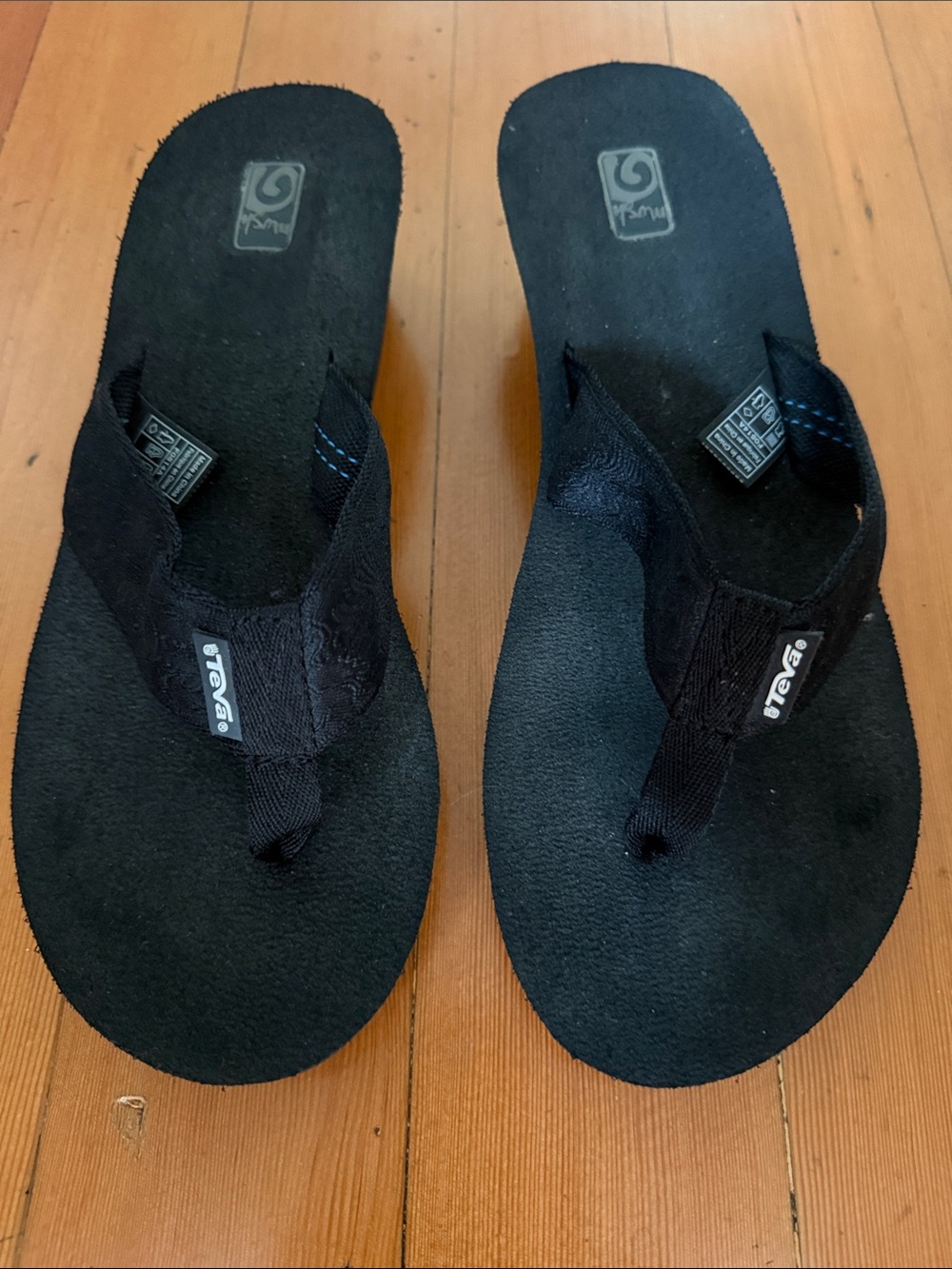 New! Teva Women's Mush Mandalyn Wedge 2 flip-flops - Picture 2 of 6